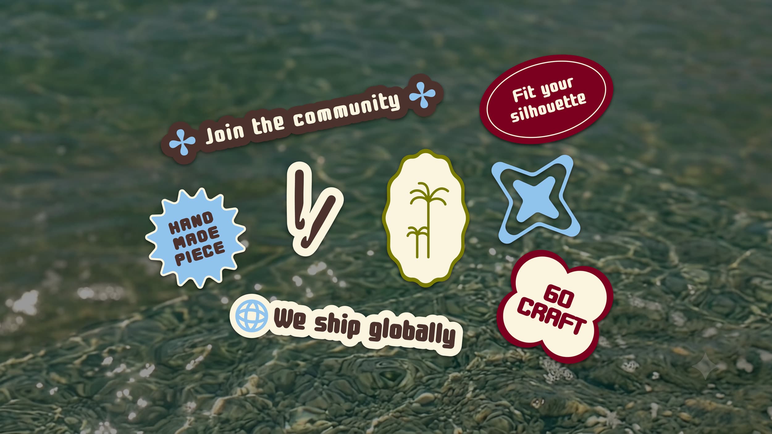 Makini sticker set